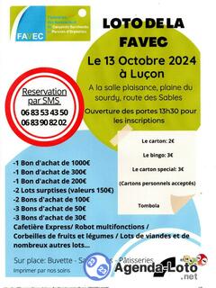 Photo du loto Loto de la FAVEC