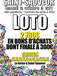 Photo du loto Loto de la Forme à Saint-Sauveur