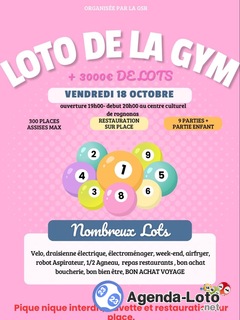 Photo du loto Loto de la gymnastique