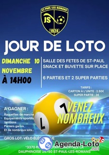 Photo du loto Loto de la js st paul foot