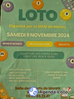 Photo du loto Loto de la mam