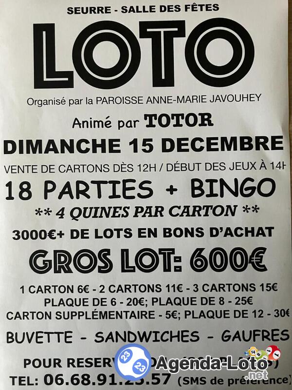 Loto de la paroisse