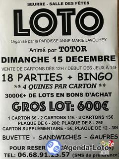 Photo du loto Loto de la paroisse