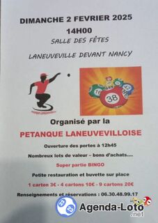 Photo du loto Loto de la petanque