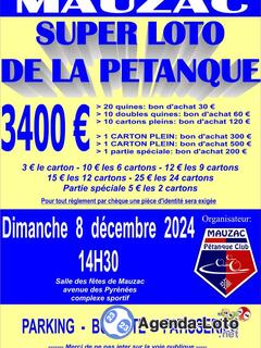 Photo du loto LOTO de la Pétanque