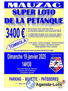 Photo du loto LOTO de la Pétanque