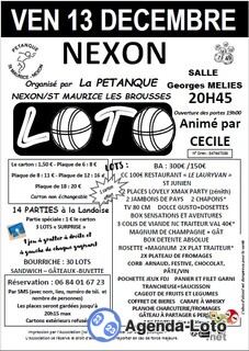 Photo du loto Loto de la petanque anime par cecile