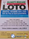 Photo loto pour la recherche contre le cancer et handicap à Saint-Laurent-Médoc