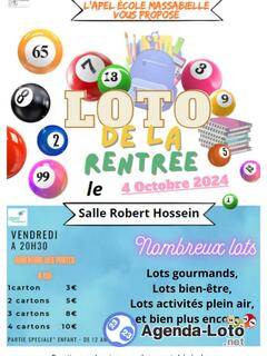 Photo du loto Loto de la Rentrée Ecole Massabielle