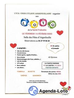 Photo du loto Loto de la Saint valentin