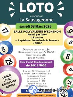 Photo du loto Loto de la Sauvageonne