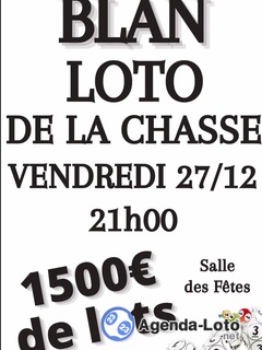 Photo du loto Loto de la société de Chasse de Blan