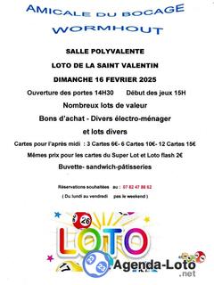 Photo du loto Loto de la st valentin