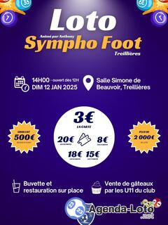 Photo du loto Loto de la Sympho Foot Treillières