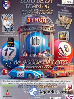 Photo du loto Loto de la Team06