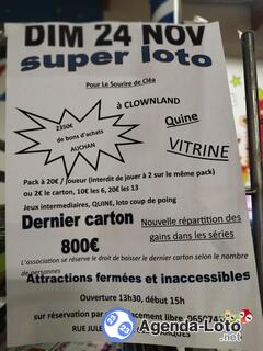 Photo du loto Loto pour Le sourire de Cléa