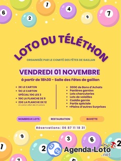 Photo du loto Loto pour le telethom