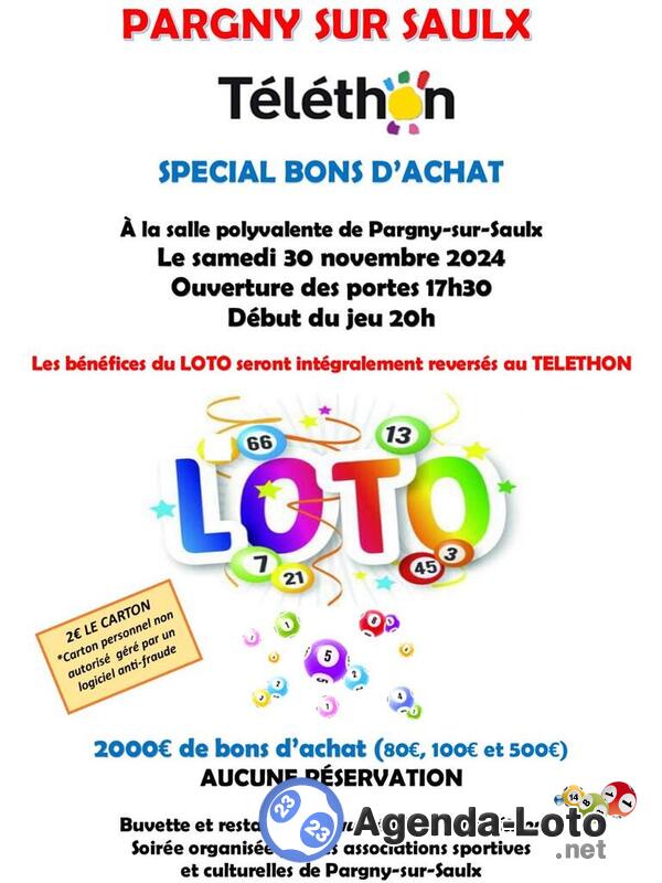 Loto pour le Téléthon