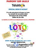 Photo Loto pour le Téléthon à Pargny-sur-Saulx