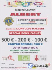 Photo du loto Loto lions club d'albert