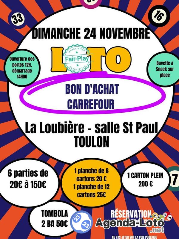 Loto La Loubiere bon d'achat Carrefour