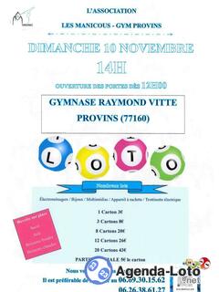 Photo du loto LOTO ' Les Manicous' Gym de Provins