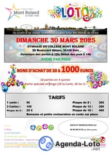 Photo du loto LOTO Mont Roland