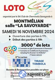 Photo du loto Loto à montmélian salle la savoyarde