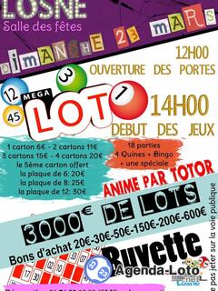 Photo du loto LOTO N'2 - Comité des fêtes de Losne - JEUNESSE