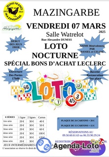 Photo du loto Loto Nocturne spécial Bons d'achat Leclerc