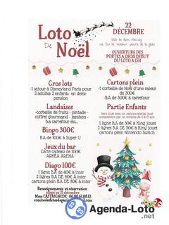 Photo du loto loto de noël 2024