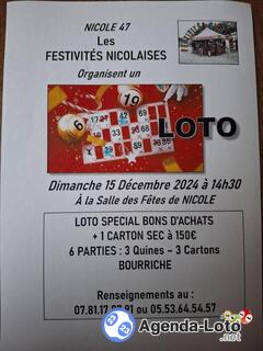 Photo du loto Loto de noël