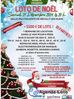 Photo du loto Loto de noel alpas 21