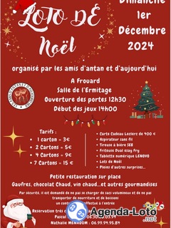 Photo du loto Loto de Noël - Les Amis d’Antan et d’Aujourd’hui