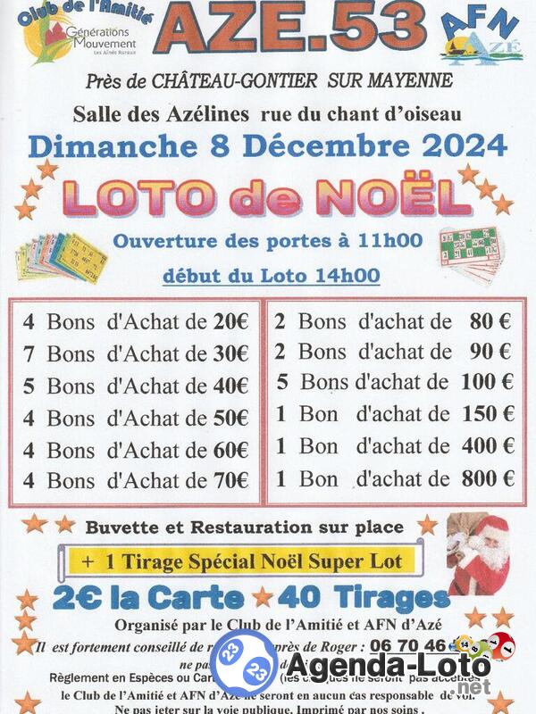 LOTO de NOËL à Azé