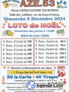 Photo du loto LOTO de NOËL à Azé