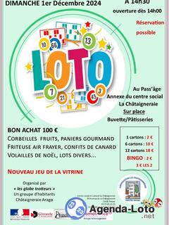 Photo du loto Loto de noel du centre social et culturel la châtaigneraie