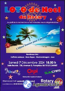 Photo du loto Loto de Noel du Rotary.