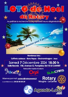 Photo du loto Loto de Noel du Rotary.