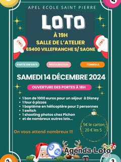 Photo du loto Loto de Noël de l'APEL St Pierre