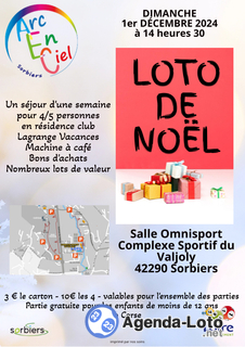 Photo du loto Loto de noël de l'arc en ciel