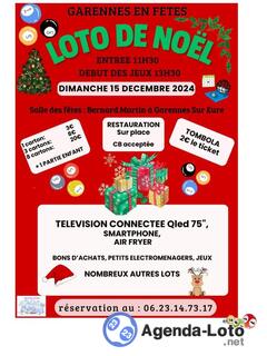 Photo du loto Loto de Noël de l'association Garennes en fêtes (27780)