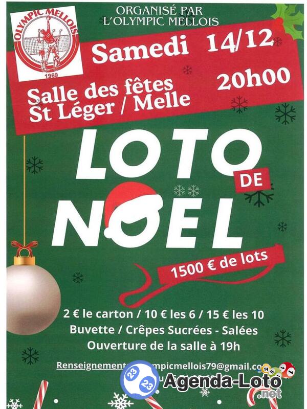 Loto de Noël de l' Olympic Mellois Volley Ball