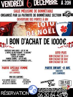 Photo du loto Loto de noël patriote de bonnétable foot animation Eric