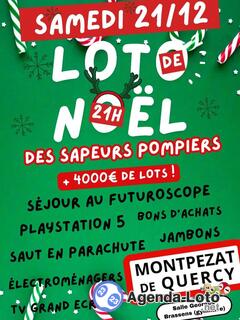 Photo du loto Loto de noël des Sapeurs Pompiers de Montpezat-De-Quercy