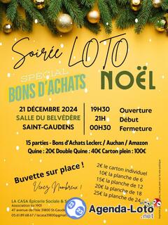 Photo du loto Loto de Noël spécial bons d'achats