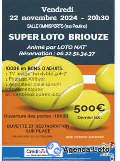 Photo du loto LOTO OCB tennis