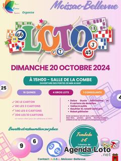 Photo du loto Loto d'octobre