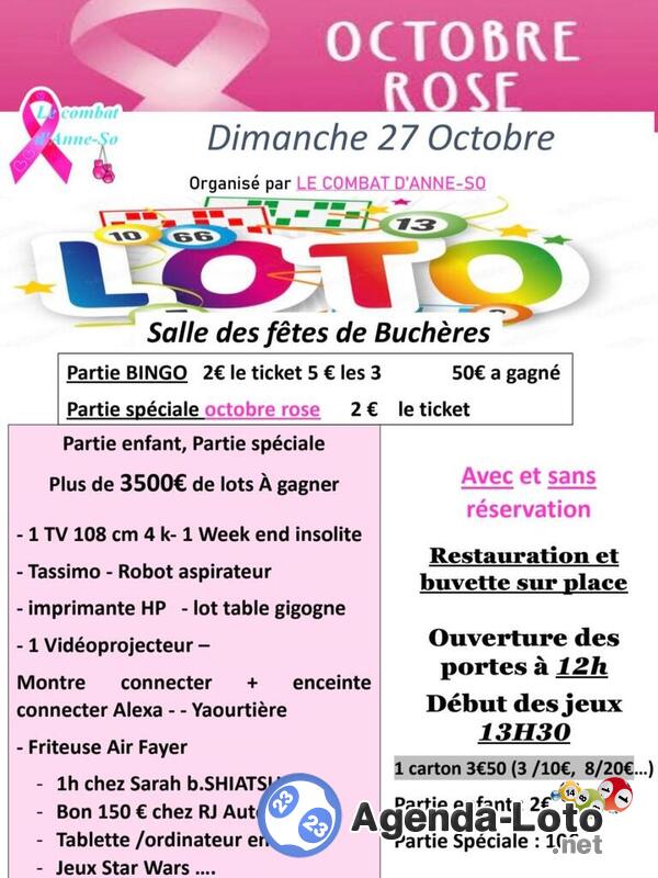 Loto octobre rose