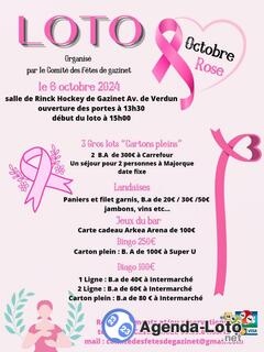 Photo du loto loto octobre rose